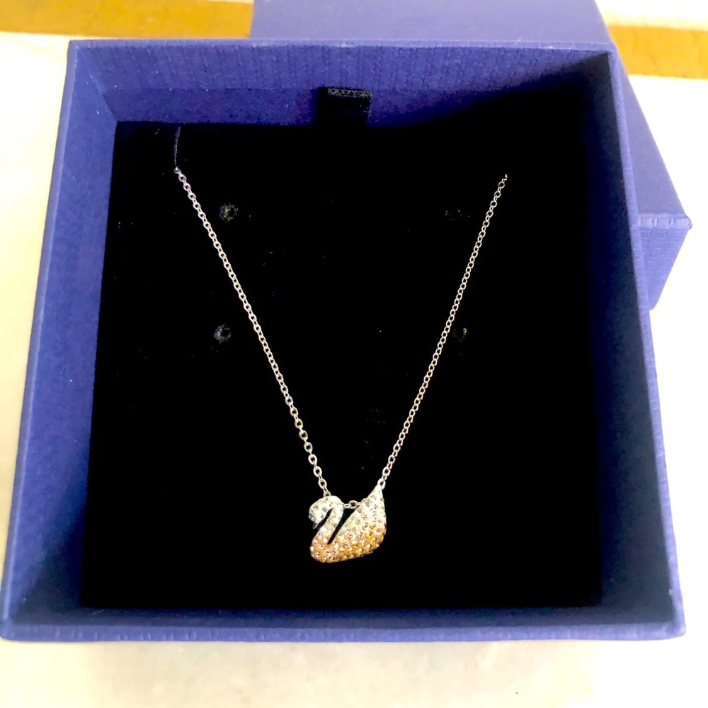 Swarovski Swan Necklace